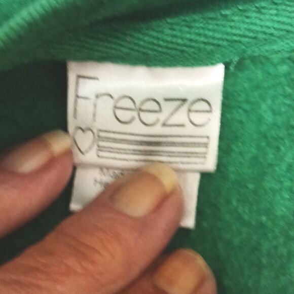 🩷Freeze, Women's Long Sleeved Sweatshirt,  Green/White SEE description - Picture 6 of 8